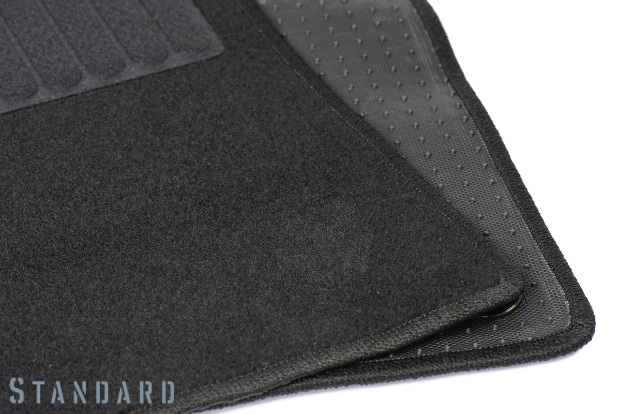 Коврики текстильные "Стандарт" для Hyundai Solaris I (седан / RB) 2014 - 2017, черные, 5шт.