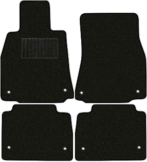 Коврики текстильные "Классик" для Lexus LS460 (седан / XF40) 2009 - 2012, черные, 4шт.