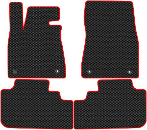 Коврики "EVA ромб" в салон Lexus RX450h IV (suv, гибрид / GYL25) 2015 - 2019, черные 4шт.