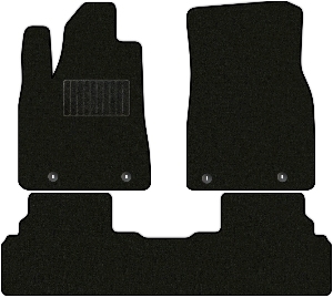 Коврики текстильные "Классик" для Lexus RX450h III (suv / AL10) 2012 - 2015, черные, 3шт.